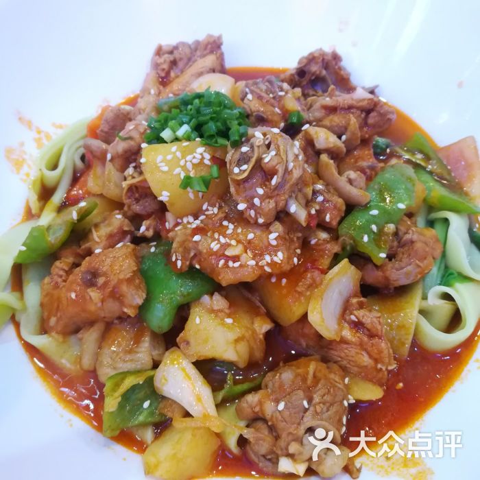 阿拉提羊肉串大王(印象城现代大道店)新疆大盘鸡面图片 - 第1张