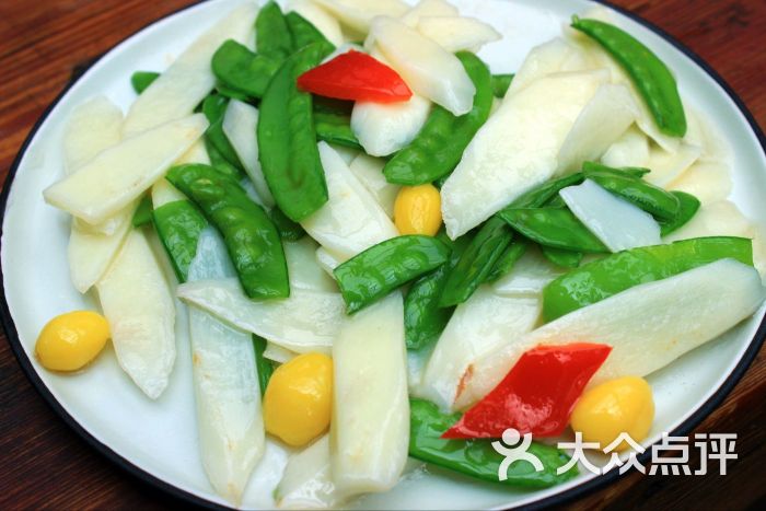 荷兰豆炒山药