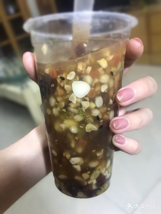 正宗杏仁茶莲子粥龙粥图片 第12张