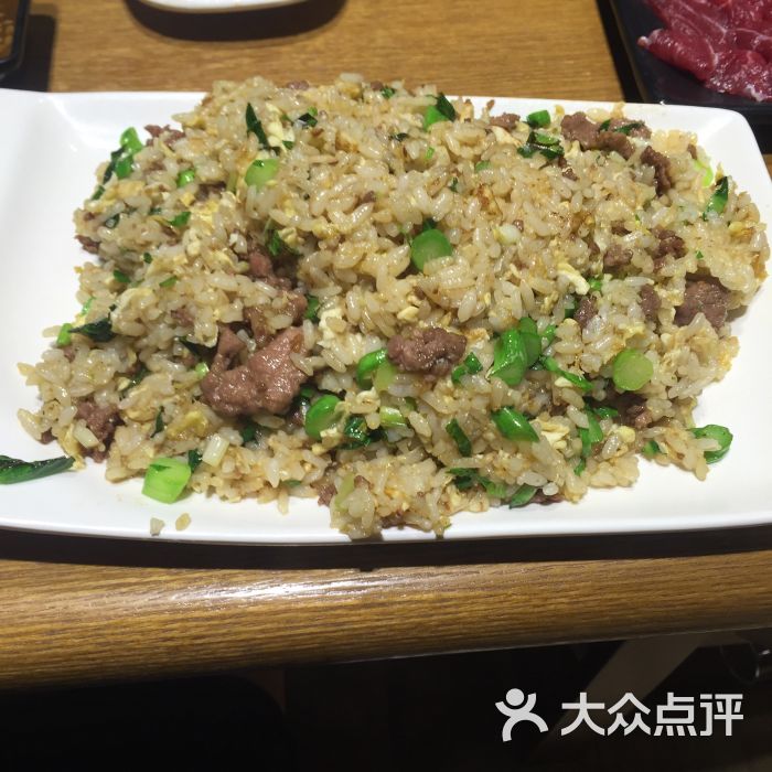 今日牛事潮汕鲜牛肉火锅(五角场店)牛肉炒饭图片 - 第6张