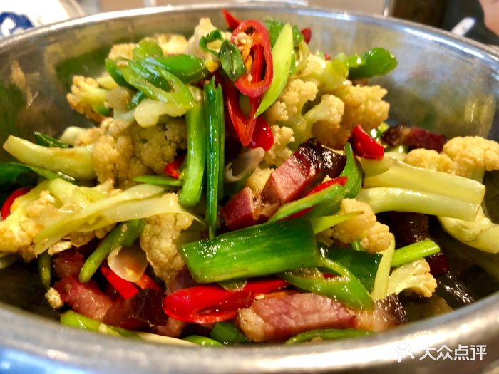 汉舍中国菜馆(悦达889广场店)有机花菜炒腊肉图片 第1030张