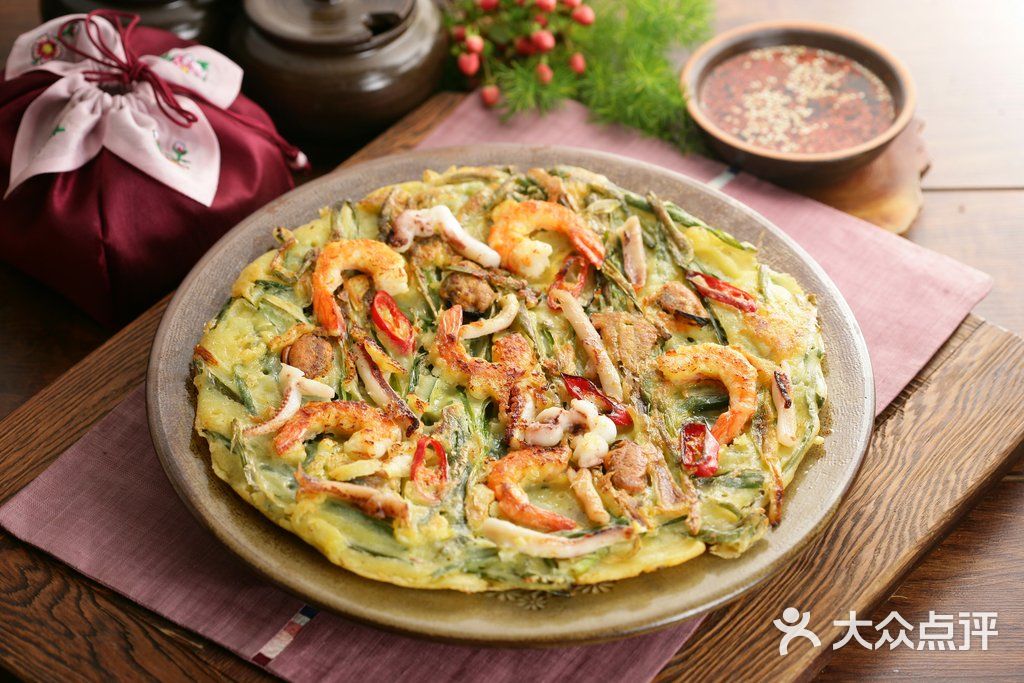 新麻蒲韩国料理海鲜葱饼图片-北京韩国料理-大众点评网