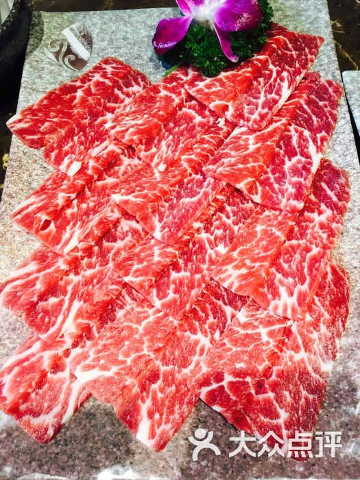 手切雪花牛肉