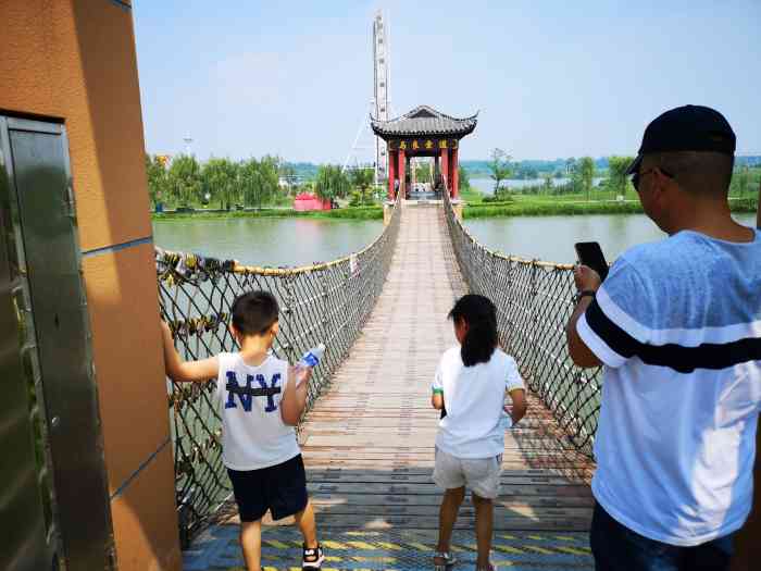 阜宁县马家荡旅游景区-"景区进去是不要钱的,然后里面