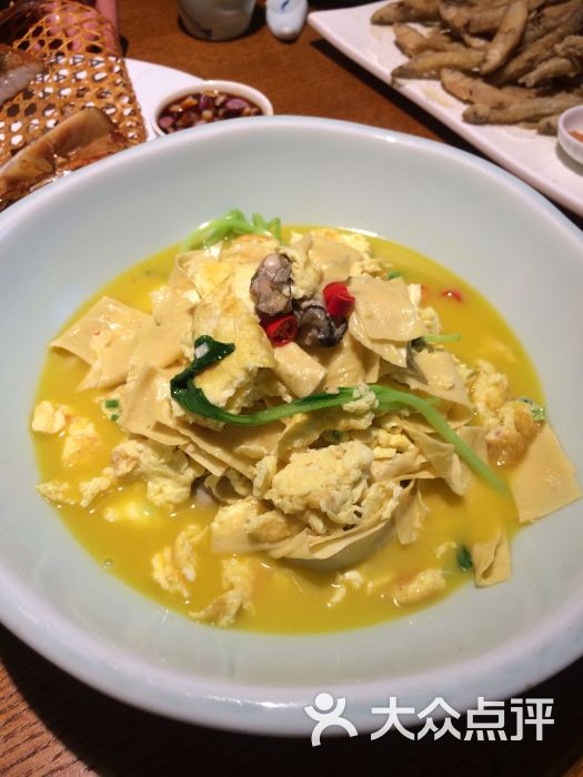 豆皮土鸡蛋海蛎黄