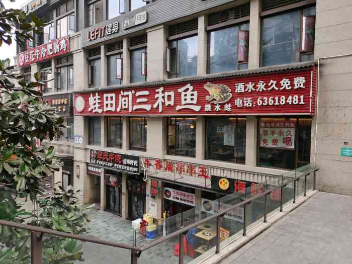 蛙田间三和鱼(七星岗店"渝中财信城 乾矿火锅隔壁 有点大里面 吃.
