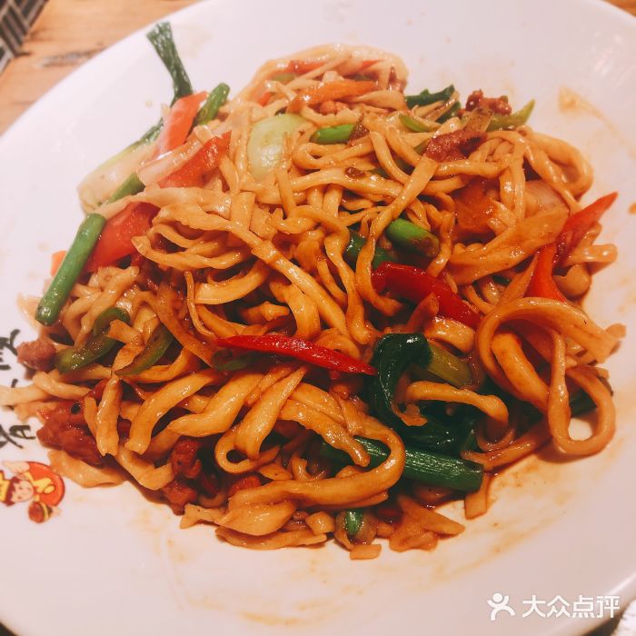 尖椒肉丝炒面