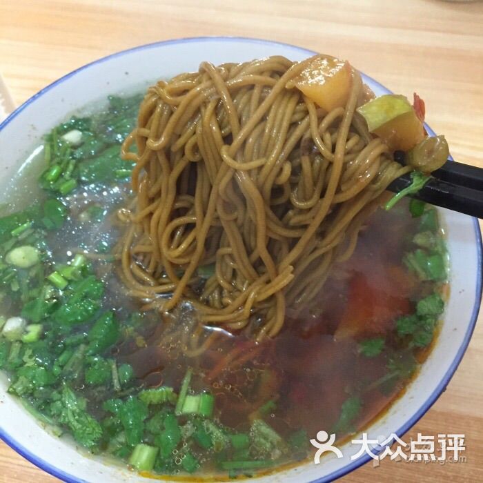 南七臊子饸饹手擀菠菜面图片 - 第3张