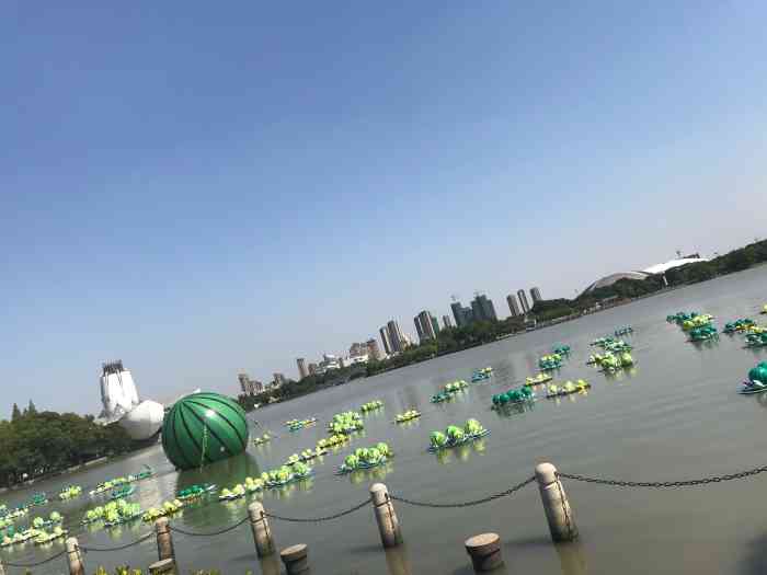 东湖广场-"之前去平湖玩的时候逛过这个广场,算是那里.
