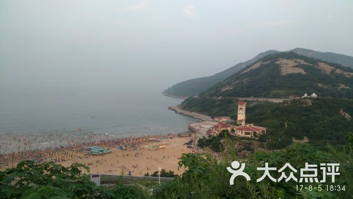 连岛景区-大沙湾,人多的像下饺子图片-连云港周边游-大众点评网