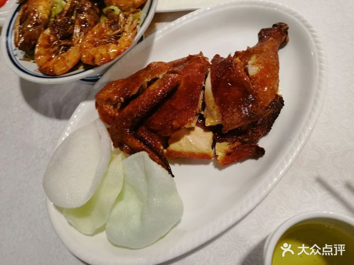 岳来岳好粤菜馆(长宁龙之梦店-金牌脆皮鸡(半只)图片-上海美食-大众