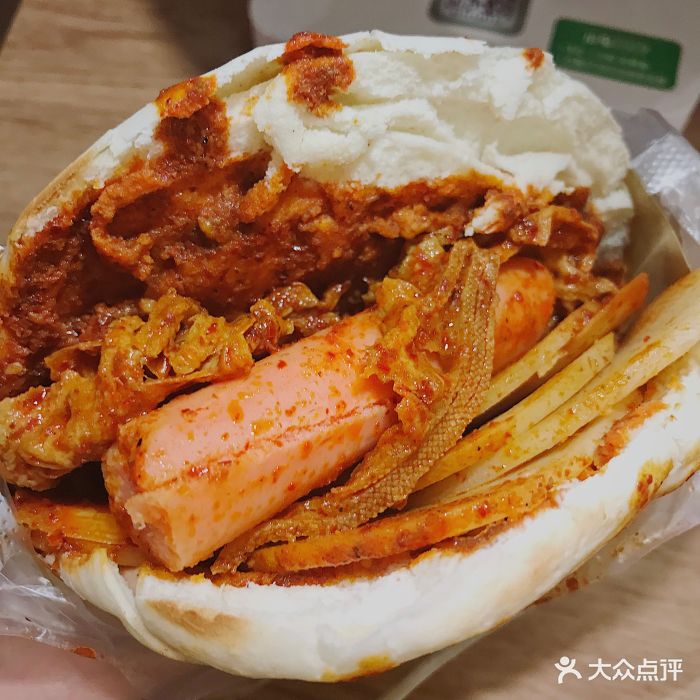 刘大饼(赛格国际购物中心店)花干土豆火腿夹馍图片 - 第140张