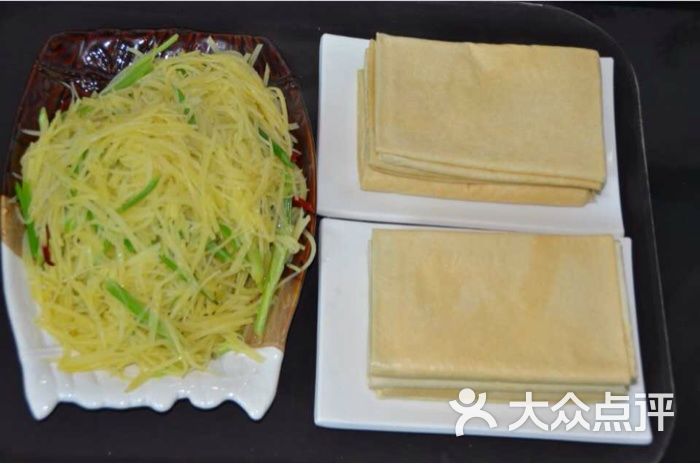 土豆丝卷煎饼