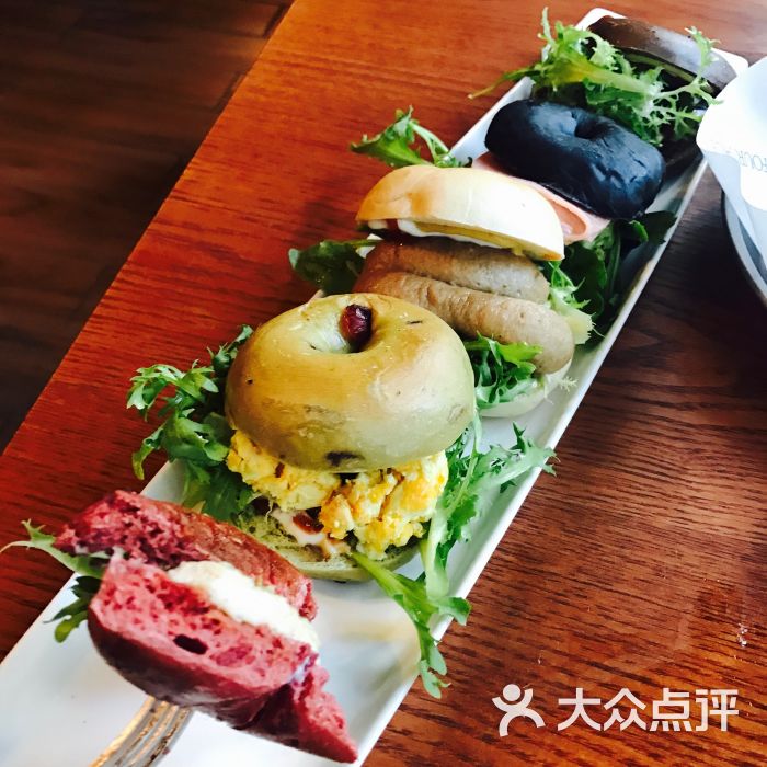 贝果汉堡