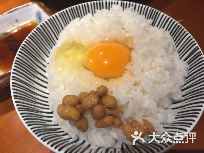 不倒翁日式烧肉专门店(永安里店)生鸡蛋纳豆盖饭图片 - 第3张
