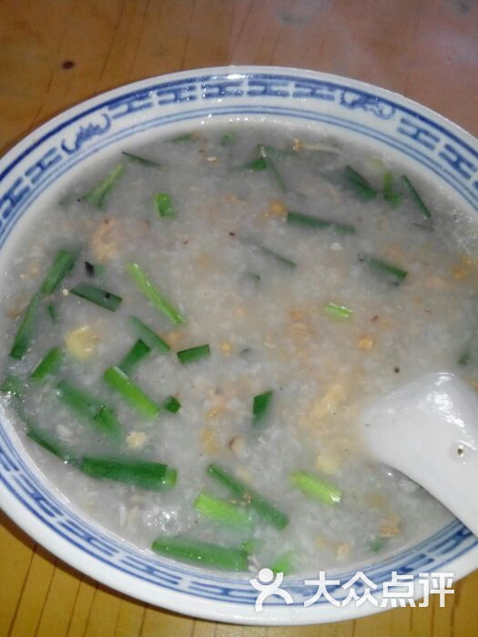 鸡丝蚬粥