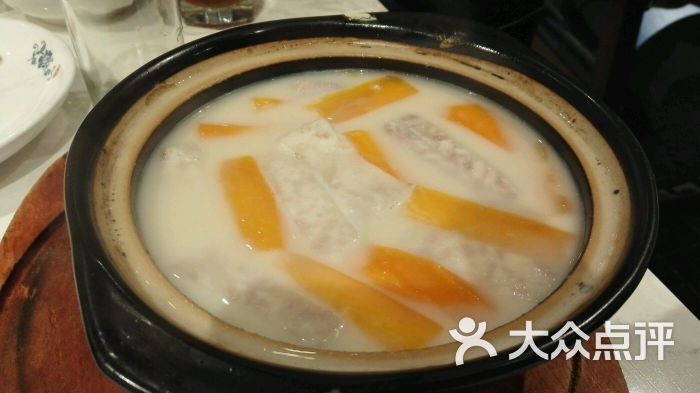 香港仔茶餐厅-椰汁香芋木瓜煲图片-厦门美食