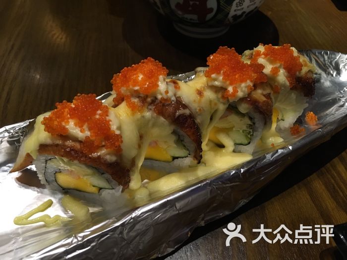 芝士香芒鳗鱼焗卷