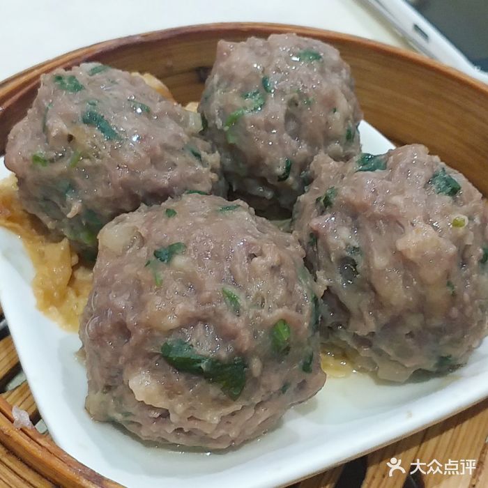 陈皮蒸牛肉丸