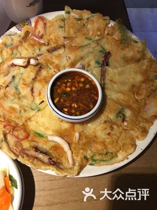 海鲜泡菜饼