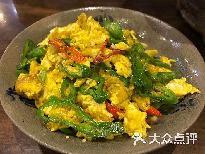 土广椒炒鸡蛋
