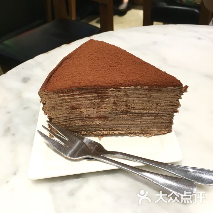 黑巧克力千层蛋糕