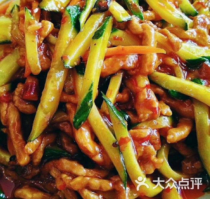 黄瓜炒肉丝