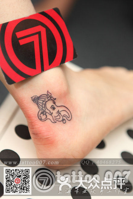 007 tattoo studio(上海007纹身)印度招财大象纹身图片 - 第1155张