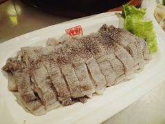 (很好) 又吃了一次, 精品鲜牛百叶:45元,很棒, 水爆羊肚仁图片