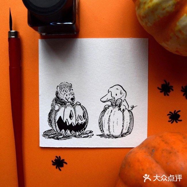 创意有趣的动物手绘插画[吐舌][吐舌]