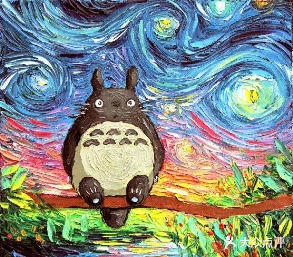 只需要用简单油彩就能画出超好看的画作[礼花]