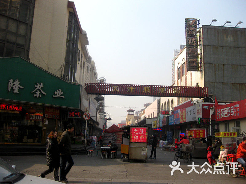 服装街全景