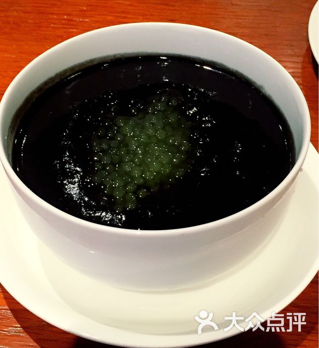 黑芝麻西米露