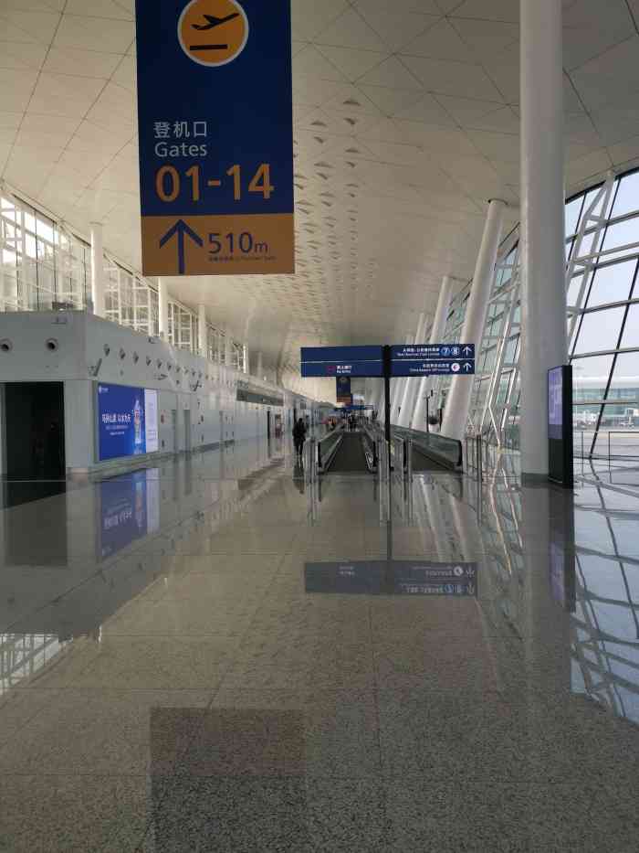 天河国际机场t3航站楼-"武汉机场超级大啊 干净整洁有