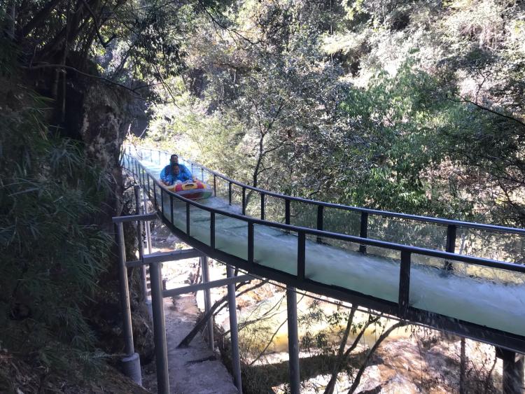 飞云峡风景区售票处-"年前带家人去玩的.印象中十几年