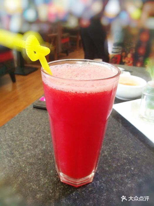 西贡小姐·东南亚菜(北京路店)鲜榨西瓜汁图片