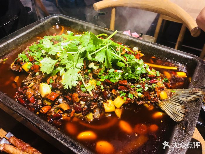九村烤脑花(得意世界直营店)-万州烤鱼图片-重庆美食-大众点评网