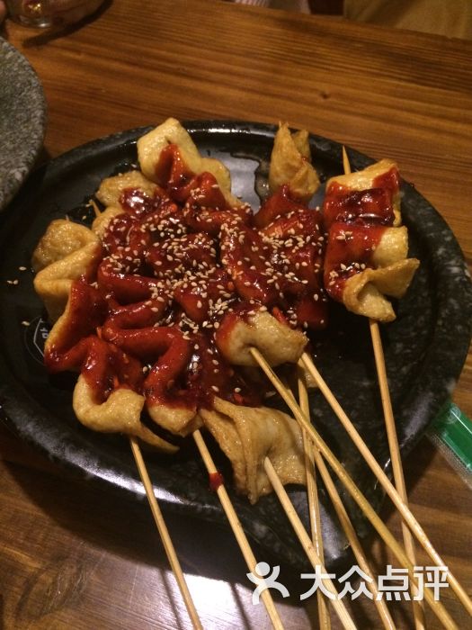 火辣鱼饼串