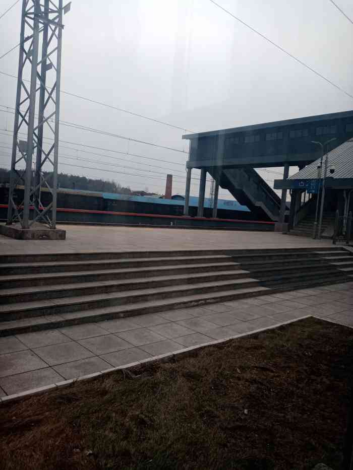 苇河站-"干净整洁的黑龙江省苇河林业局森林铁路冲河.
