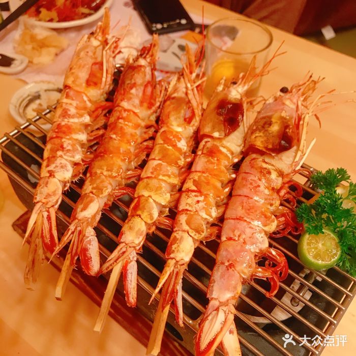 鮨町炭烧海鲜渔市料理(圣诺亚店)烤虾图片 - 第673张
