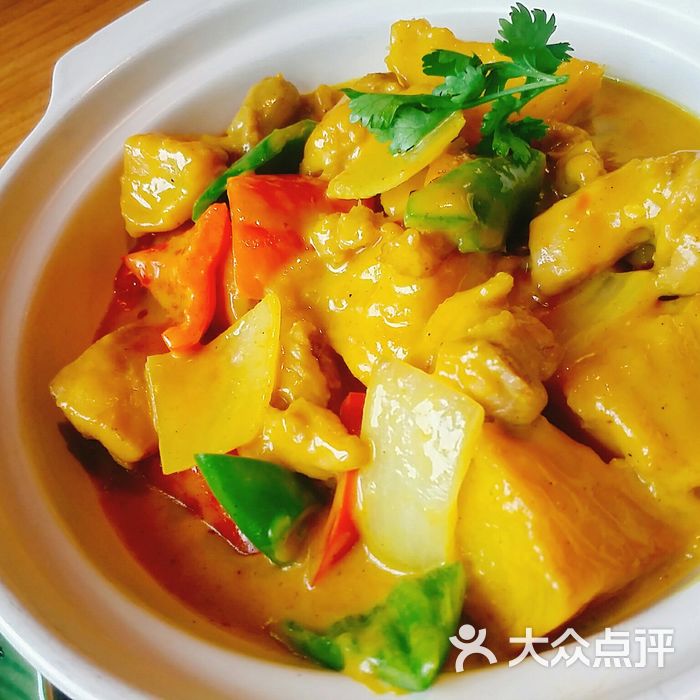 暹罗湾·泰国花园餐厅黄咖喱鸡图片-北京东南亚菜