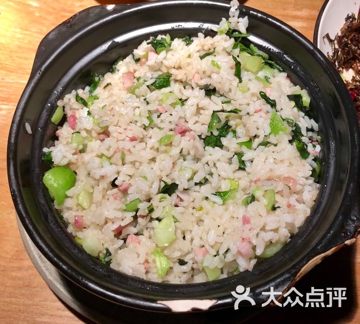 砂锅咸肉菜饭