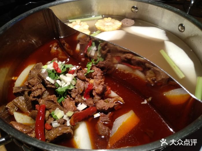 左庭右院鲜牛肉火锅(苏州印象城店)特色牛腩鸳鸯锅图片 - 第598张