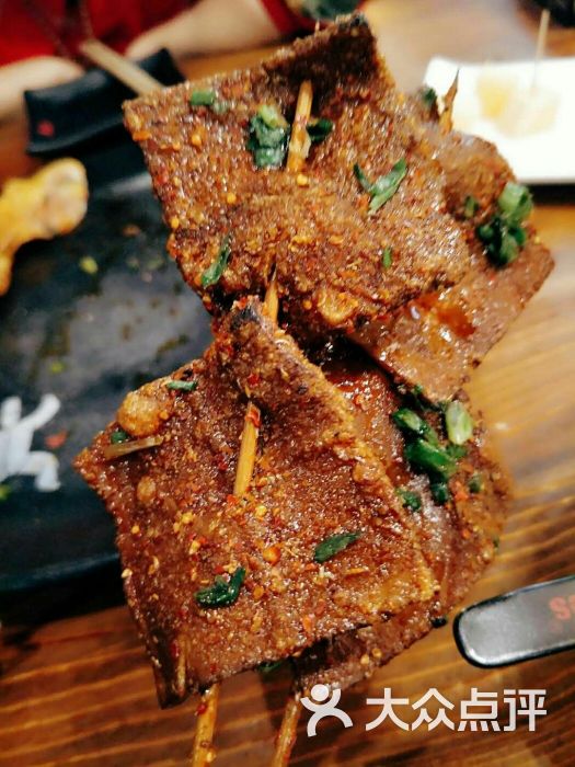 何师烧烤(新华公园双林露台店)烤豆腐干图片 第5张