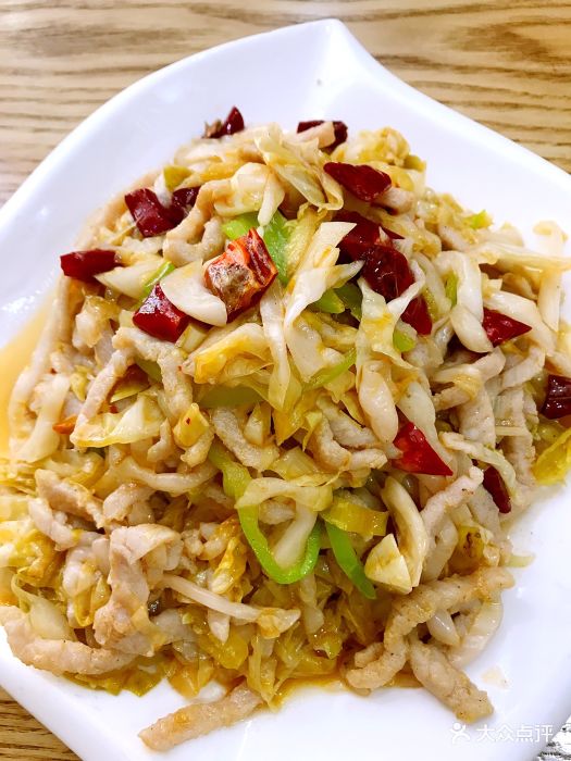酸菜肉丝
