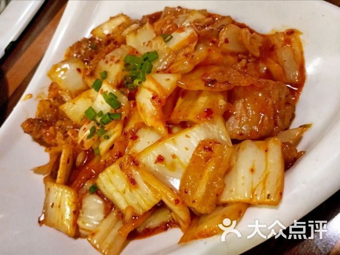 安东鸡(荔枝广场店)泡菜炒五花肉图片 第4张