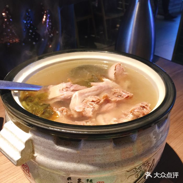 麦大叔·福建客家菜(五四新华都店)金线莲炖白鸭汤图片 - 第1张