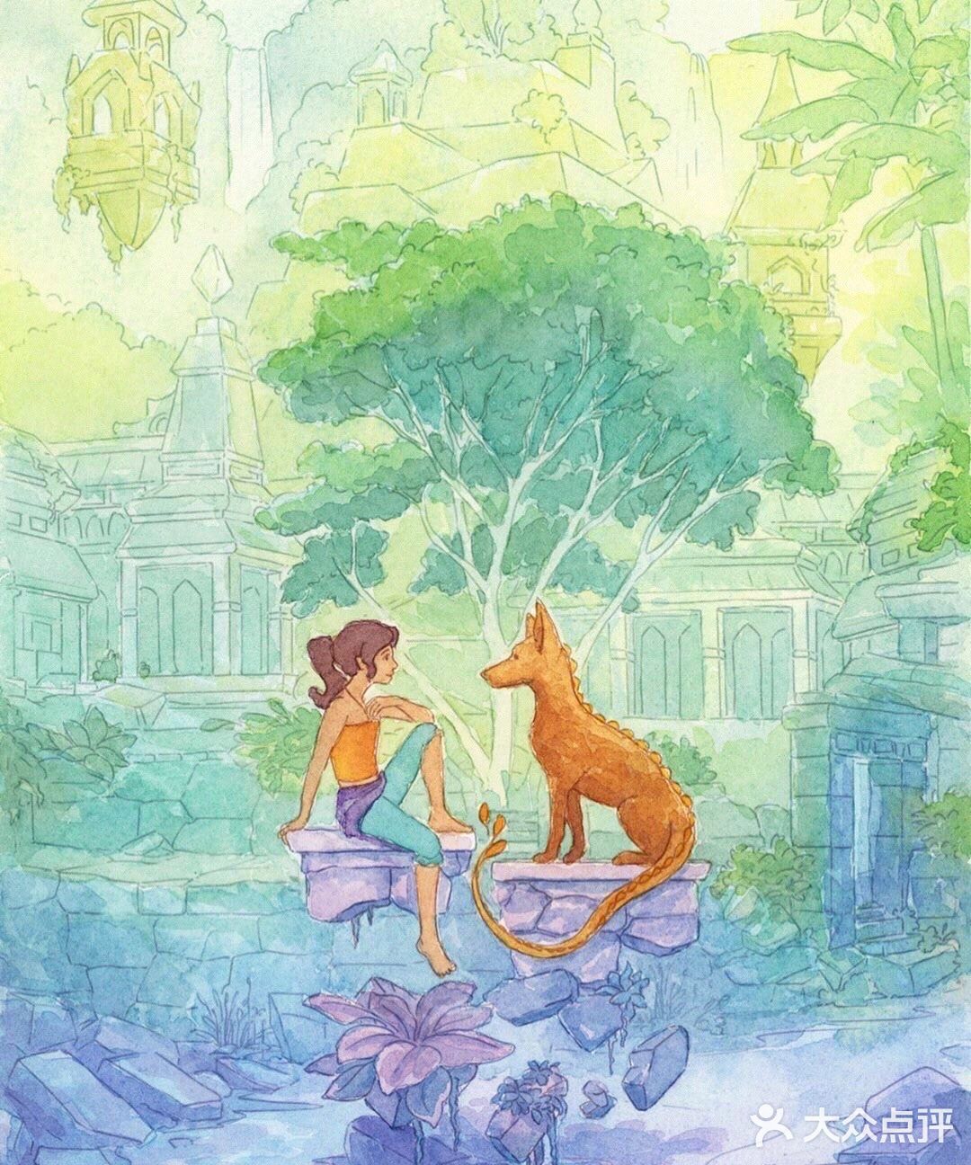 治愈系绘画感受生活的美好