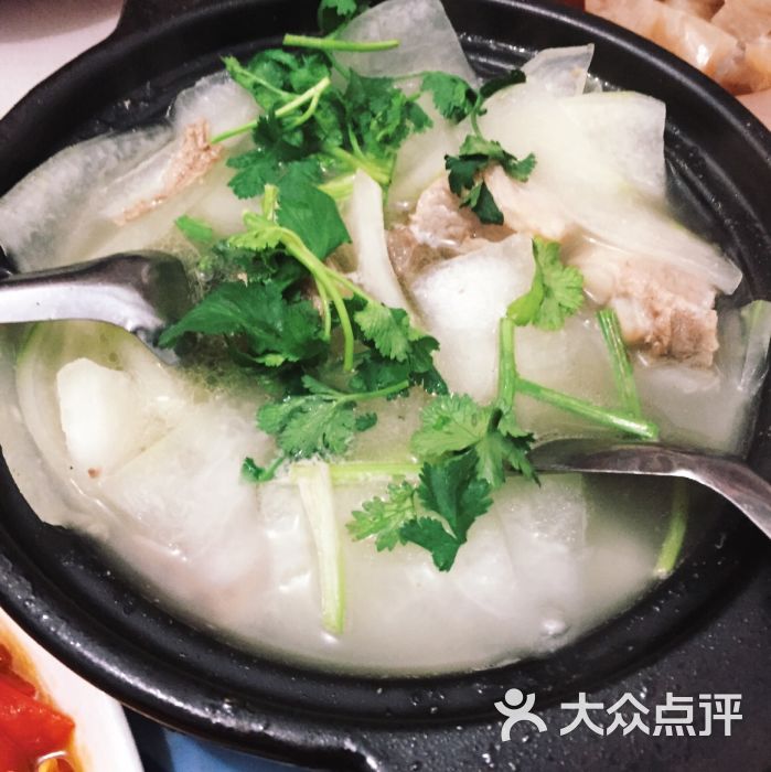 张二坛肉砂锅馆排骨冬瓜汤图片 - 第4张