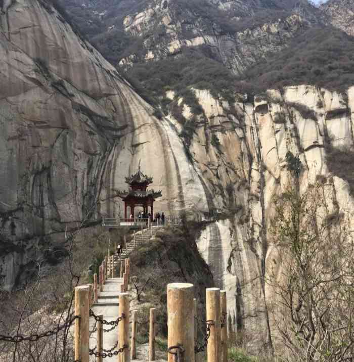 仙峪景区-售票处-"华山邻居华阴仙峪[得意]一大早就从